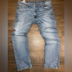 Levi's 513 Light Blue Straight Jeans